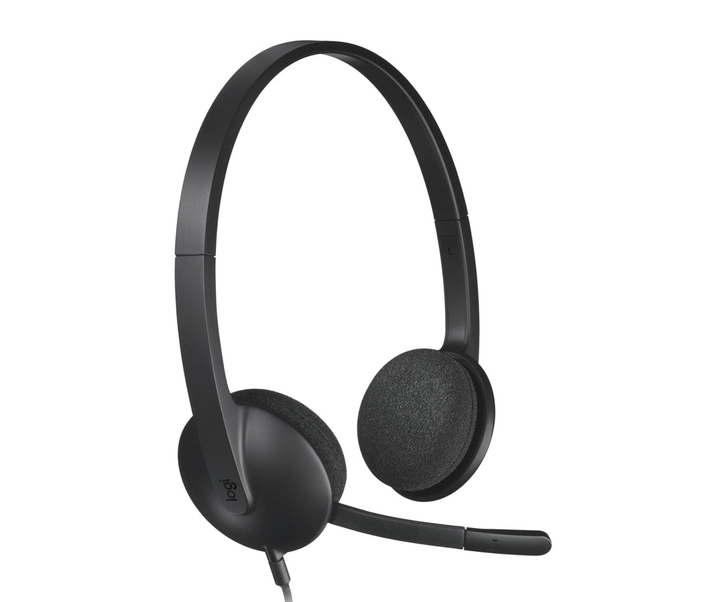 Logitech H340 USB Auriculares Alámbrico Diadema Oficina/Centro de llamadas USB tipo A Negro (2)