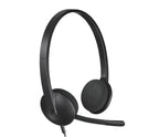 Logitech H340 USB Auriculares Alámbrico Diadema Oficina/Centro de llamadas USB tipo A Negro (2)