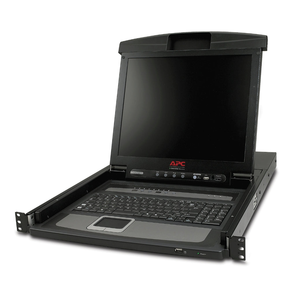 APC AP5808 consola de rack 43,2 cm (17") Negro 1U