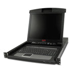 APC AP5808 consola de rack 43,2 cm (17") Negro 1U