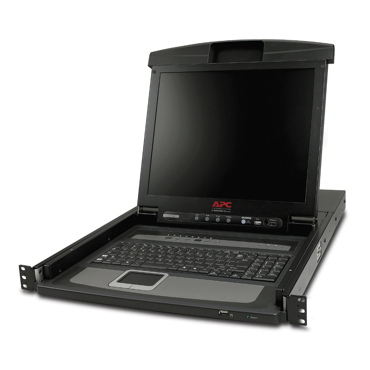 APC AP5808 consola de rack 43,2 cm (17") Negro 1U
