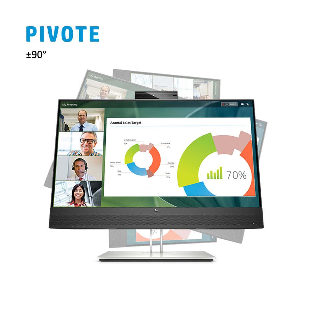 HP E24mv G4 FHD Conferencing Monitor pantalla para PC 60,5 cm (23.8") 1920 x 1080 Pixeles Full HD LCD Negro (7)