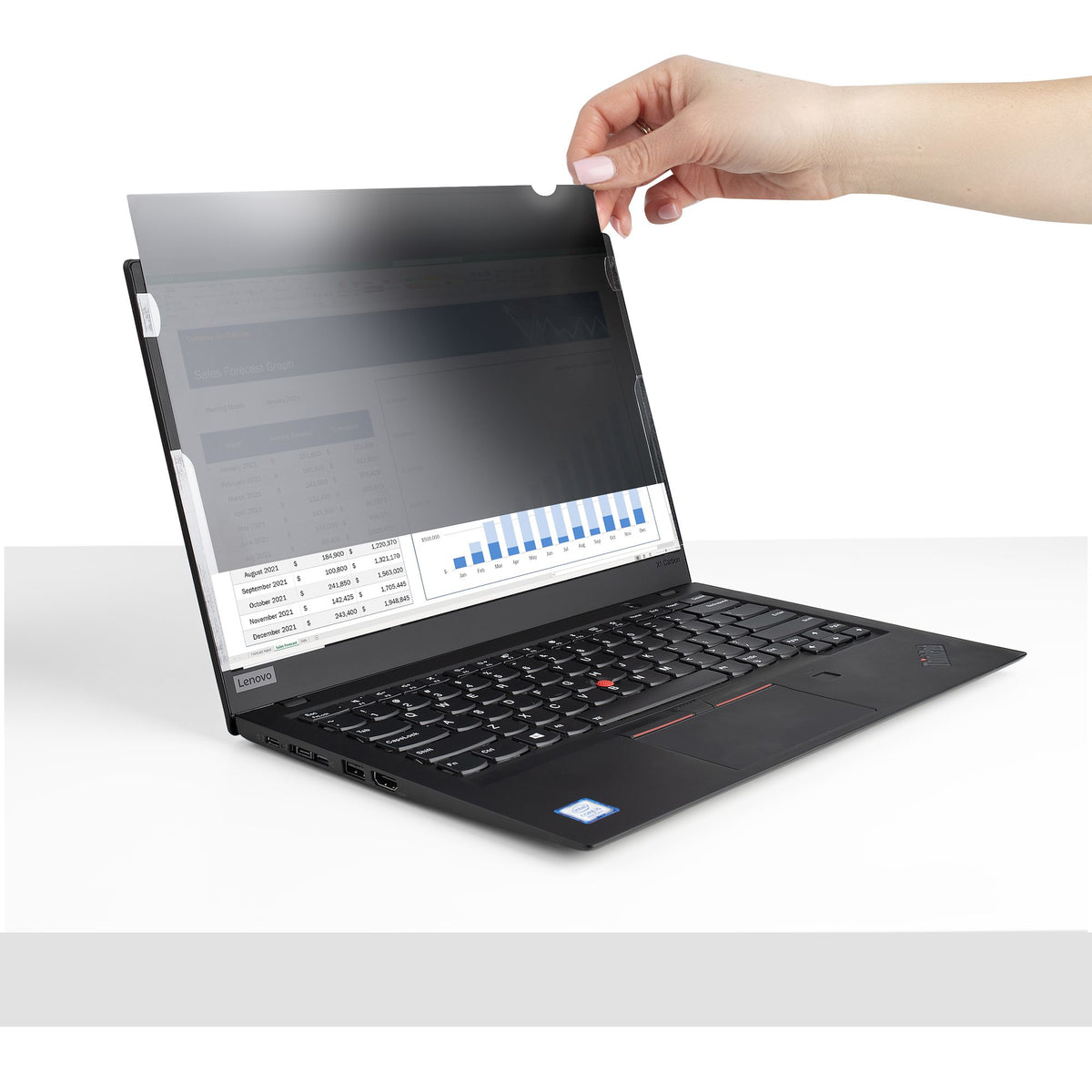 StarTech.com 133L-PRIVACY-SCREEN filtro para monitor 33,8 cm (13.3") Filtro de privacidad para pantallas sin marco (5)