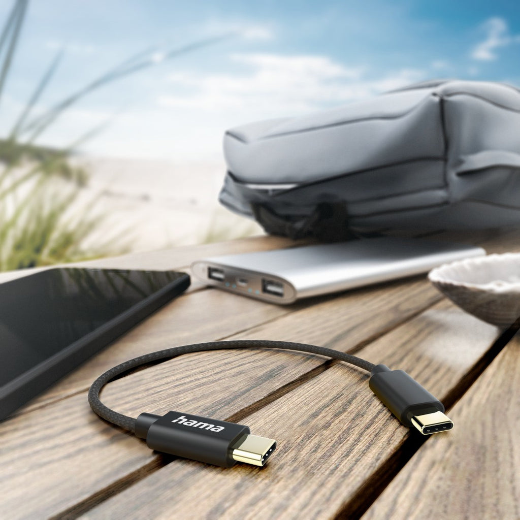Hama 00201604 cable USB USB 2.0 0,2 m USB C 0,48 Gbit/s Negro (2)