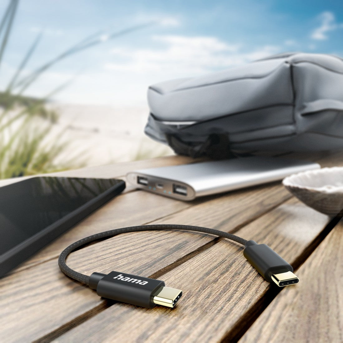 Hama 00201604 cable USB USB 2.0 0,2 m USB C 0,48 Gbit/s Negro (2)
