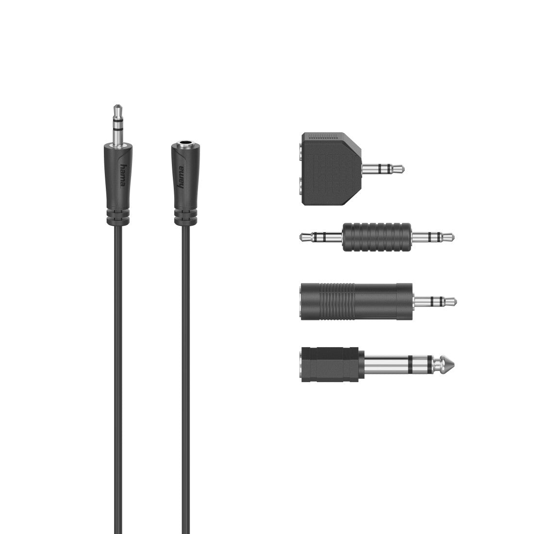 Hama 00205122 cable de audio 2,5 m 3,5mm Negro