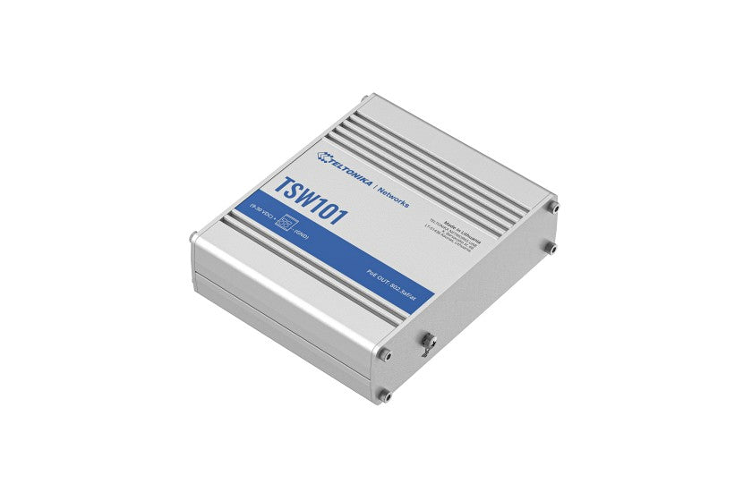 Teltonika TSW101 Gigabit Ethernet Power over Ethernet Metallic