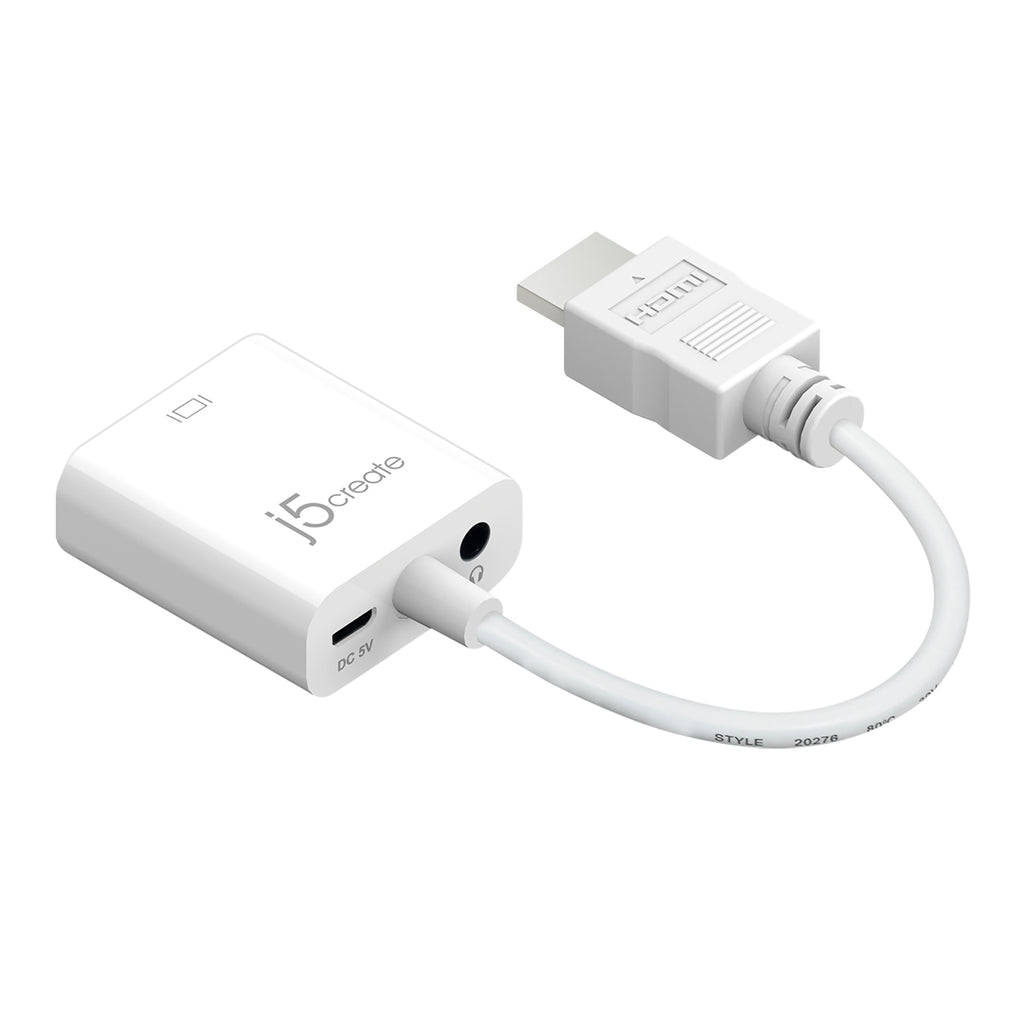 j5create JDA213 0,1 m Blanco (3)