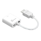 j5create JDA213 0,1 m Blanco (3)