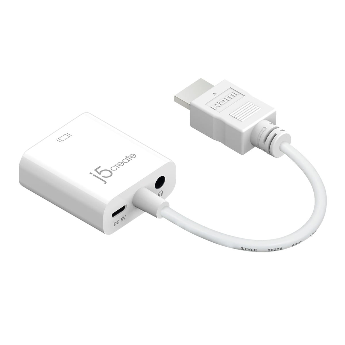 j5create JDA213 0,1 m Blanco (3)