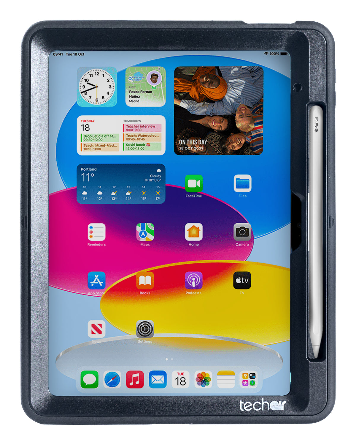 Techair TAXIPF059v2 27,9 cm (11") Funda Negro (2)