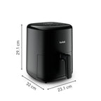 Tefal Easy Fry EY145810 freidora Sencillo 3 L Independiente 1300 W Freidora de aire caliente Negro (7)