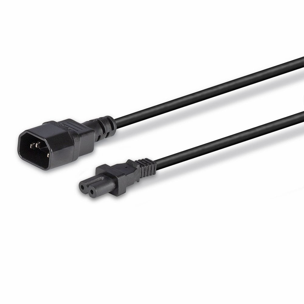 Lindy 30311 cable de transmisión Negro 1 m C14 acoplador C7 acoplador (5)