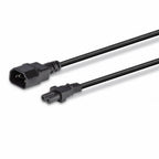 Lindy 30311 cable de transmisión Negro 1 m C14 acoplador C7 acoplador (5)