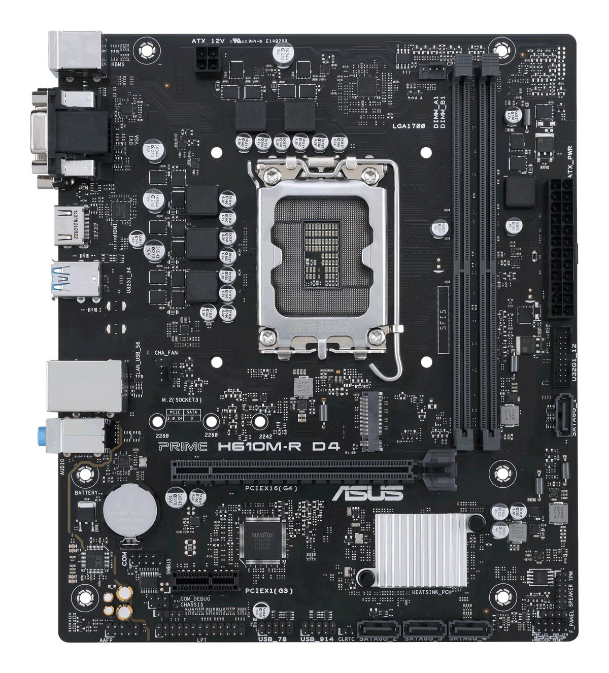 ASUS PRIME H610M-R D4 Intel H610 LGA 1700 micro ATX (2)