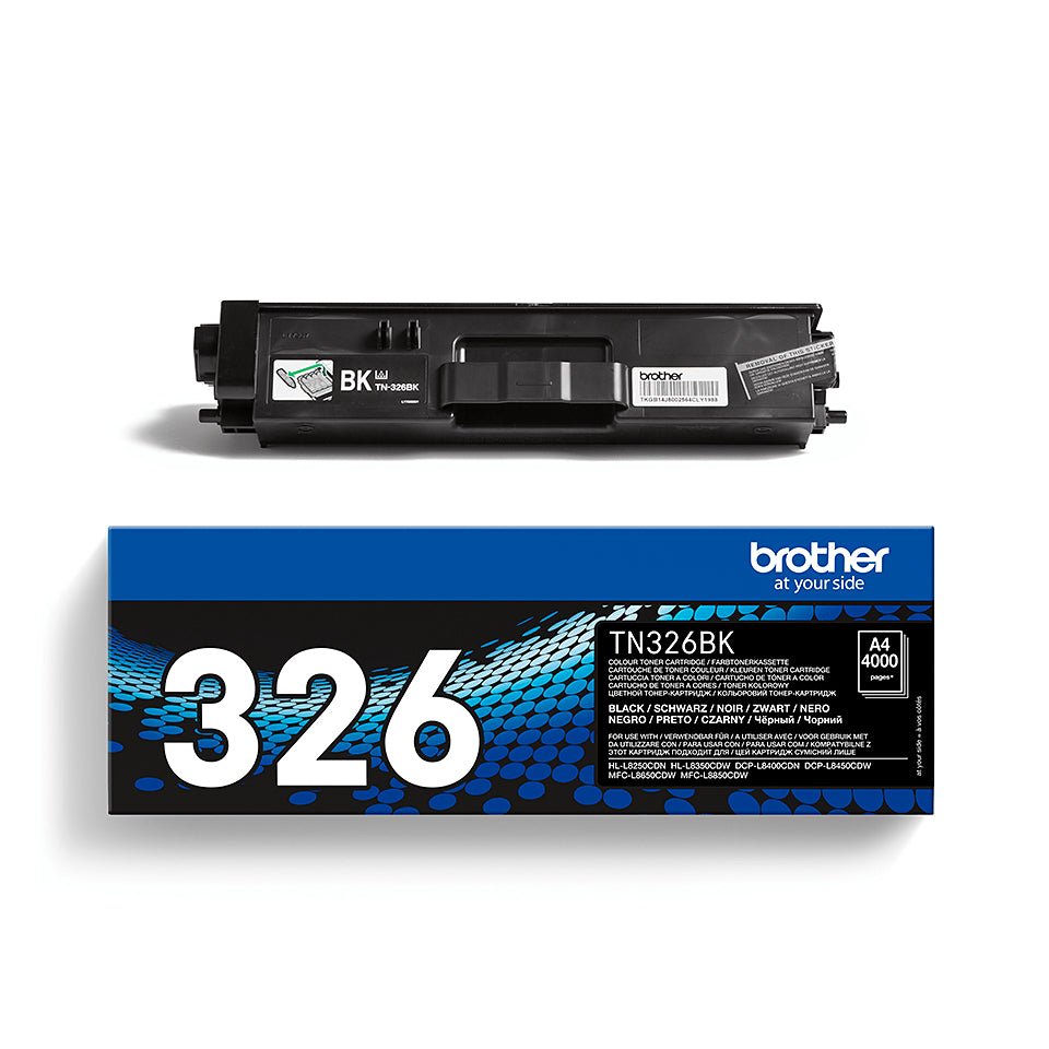 Brother TN-326BK cartucho de tóner 1 pieza(s) Original Negro (4)