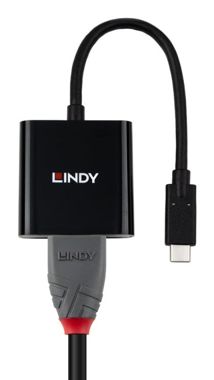 Lindy 43438 adaptador de cable de vídeo 0,15 m USB Tipo C HDMI Negro (5)