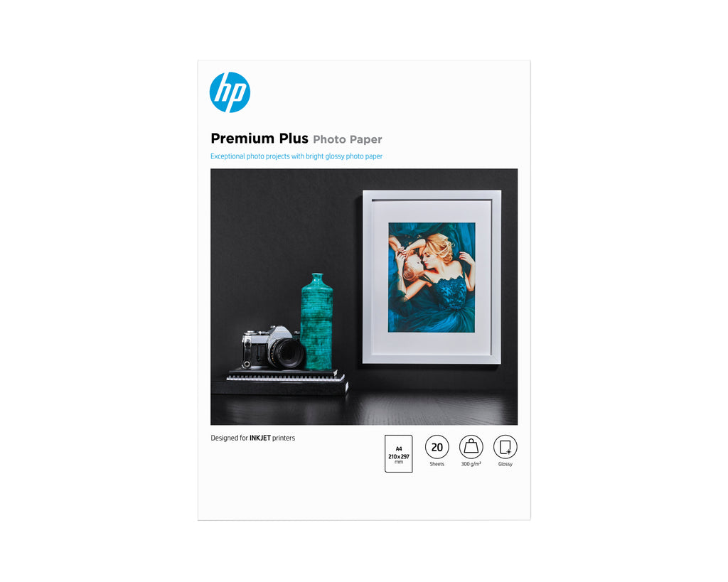 HP Premium Plus Glossy Photo Paper-20 sht/A4/210 x 297 mm Brillo (2)