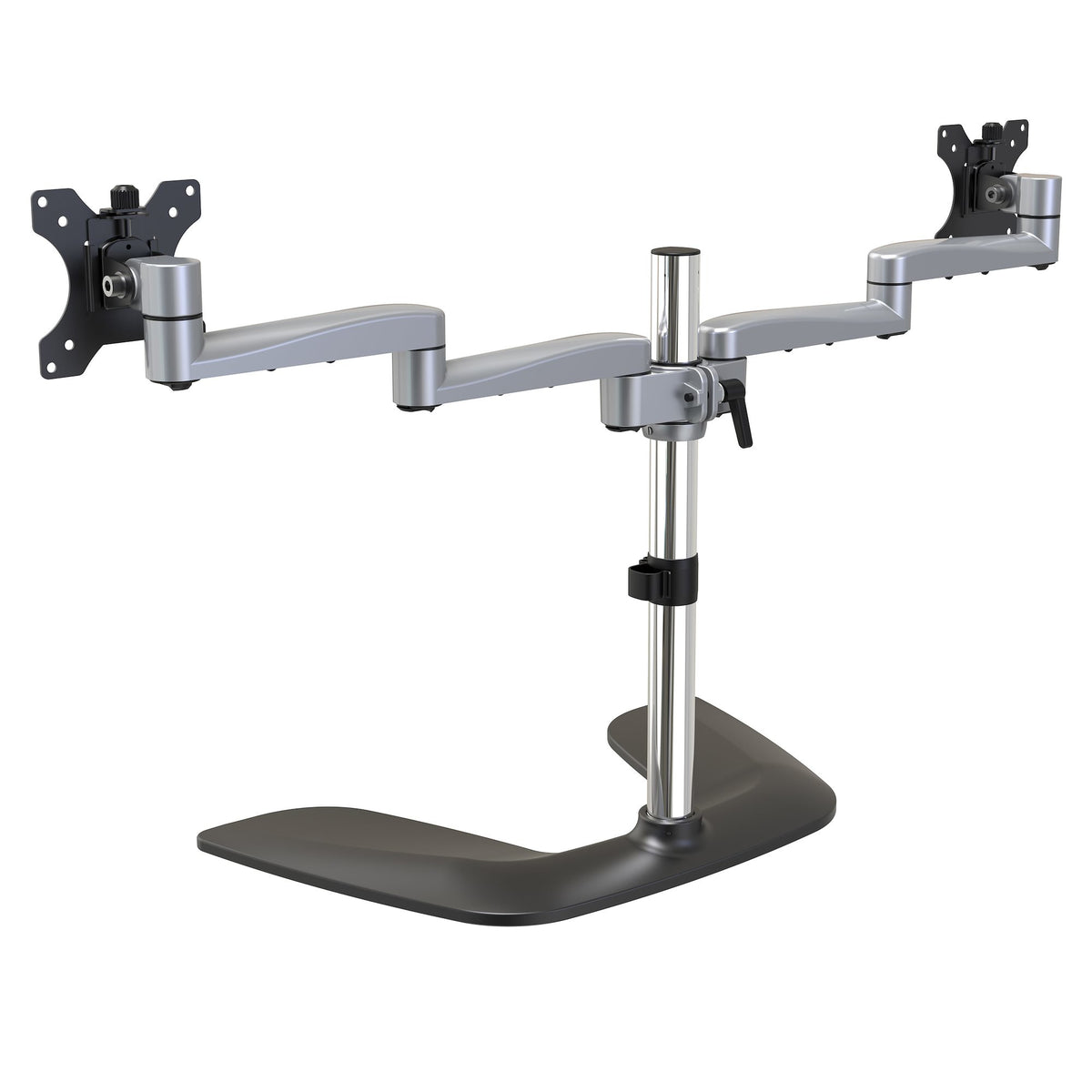 StarTech.com ARMDUALSS soporte para monitor 81,3 cm (32") Negro, Plata (2)