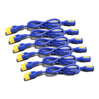 APC AP8702S-WWX590 cable de transmisión Azul 0,6 m IEC C14 C14 acoplador (3)