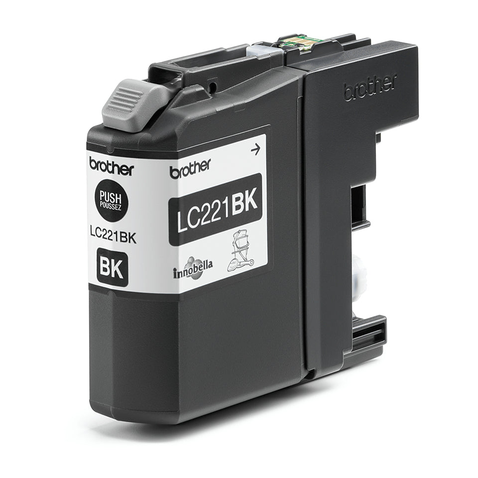 Brother LC221BK cartucho de tinta 1 pieza(s) Original Negro (4)
