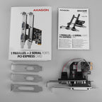 Axagon PCEA-PSN PCIe-Adapter mit 1x Parallel-+ 2x Seriell-Ports - ASIX AX99100 tarjeta y adaptador de interfaz Interno Paralelo, RS-232 (4)