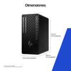 HP None Intel Core Ultra 7 265 32 GB DDR5-SDRAM 1 TB SSD NVIDIA GeForce RTX 5060 Windows 11 Pro Torre Puesto de trabajo AI Workstation, AI PC Negro (6)