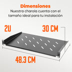 Intellinet 714884 accesorio de bastidor Cajón metálico para rack (2)