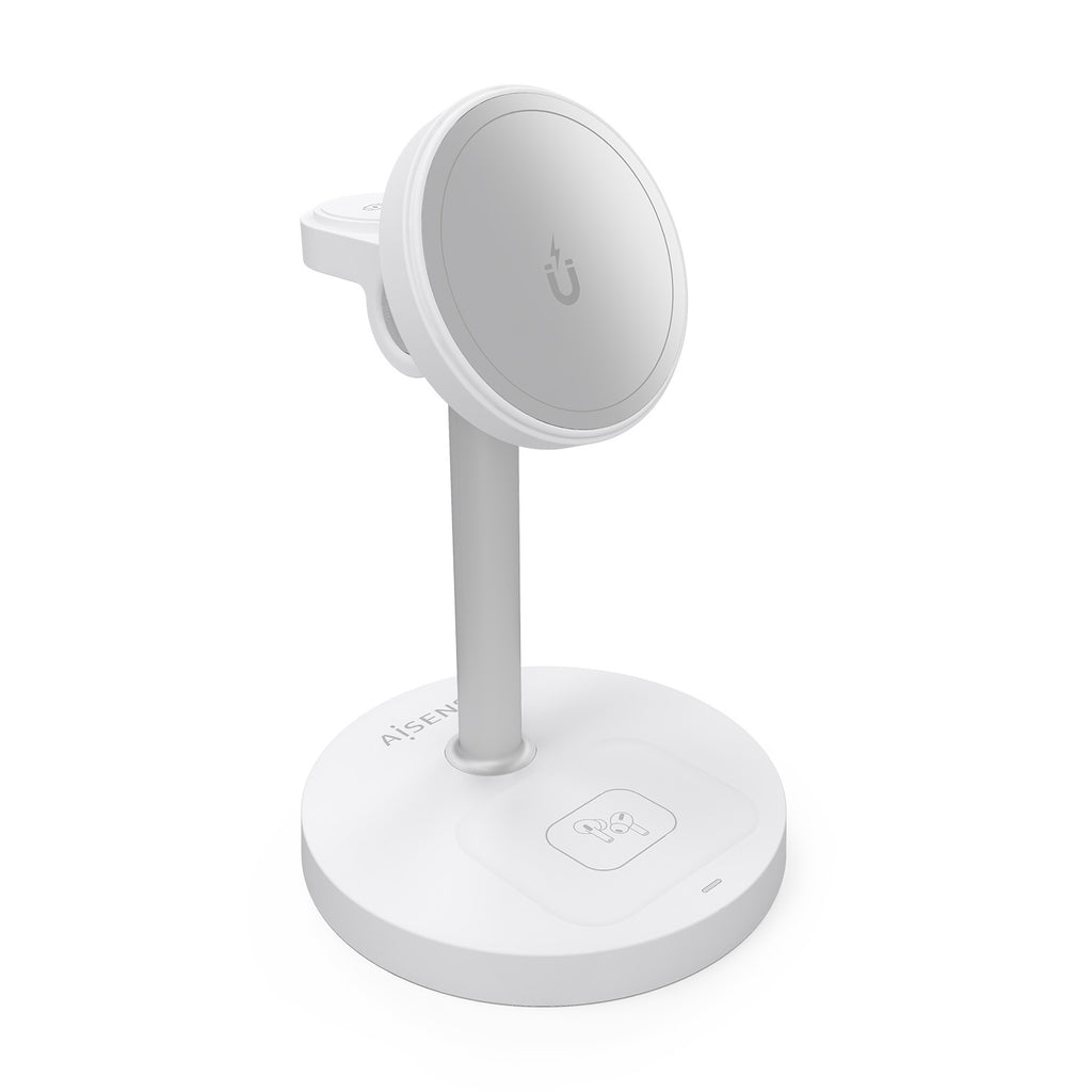 AISENS ASCH-15W3WC065-W cargador de dispositivo móvil Auriculares, Smartphone, Reloj inteligente Cargador inalámbrico Interior (3)