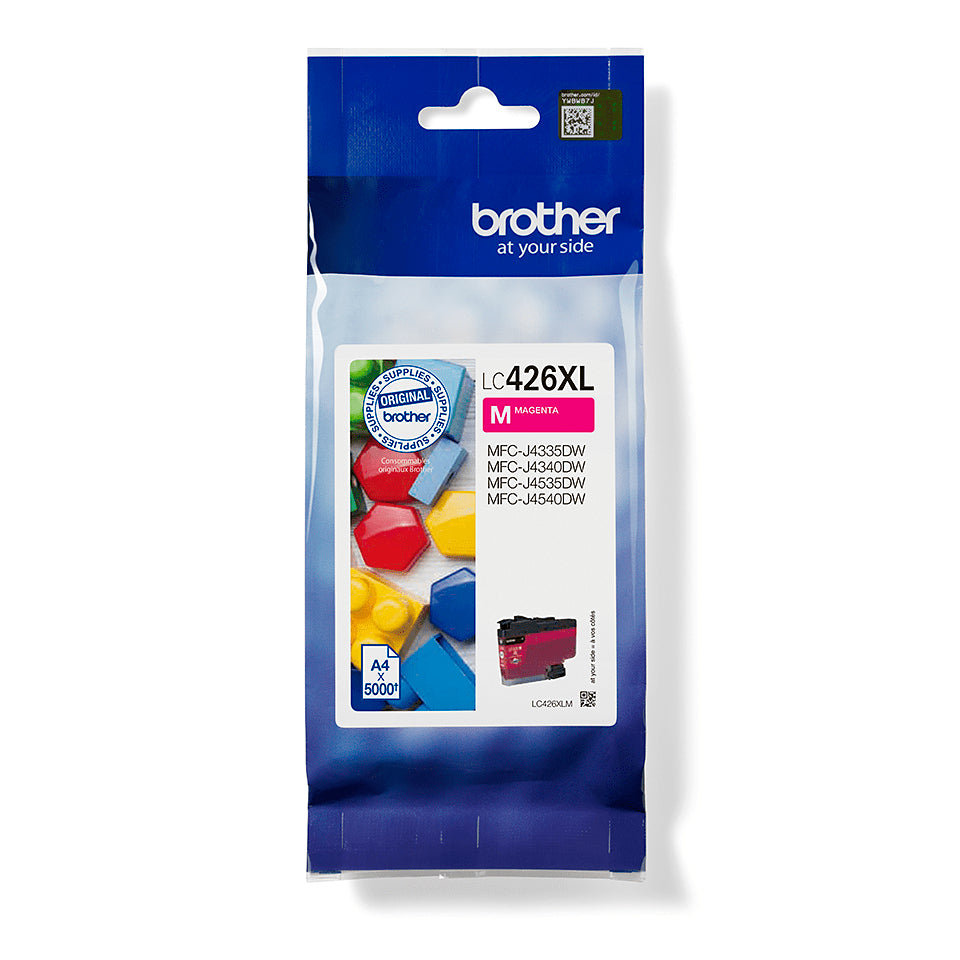 Brother LC-426XLM cartucho de tinta 1 pieza(s) Original Alto rendimiento (XL) Magenta (2)