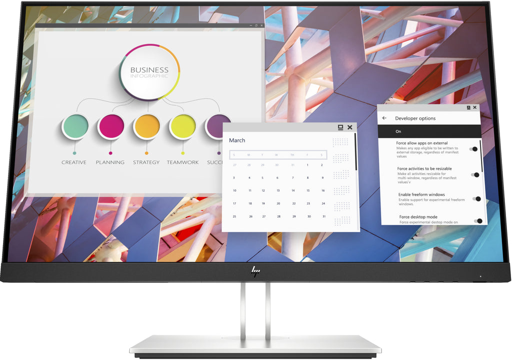 HP E-Series E24 G4 FHD Monitor pantalla para PC 60,5 cm (23.8") 1920 x 1080 Pixeles Full HD LCD Negro (2)