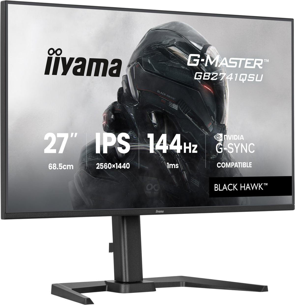 iiyama G-MASTER GB2741QSU-B1 pantalla para PC 68,6 cm (27") 2560 x 1440 Pixeles 4K Ultra HD LED Negro (4)