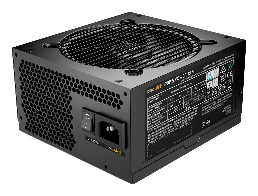 be quiet! Pure Power 13 M, 650W unidad de fuente de alimentación 20+4 pin ATX