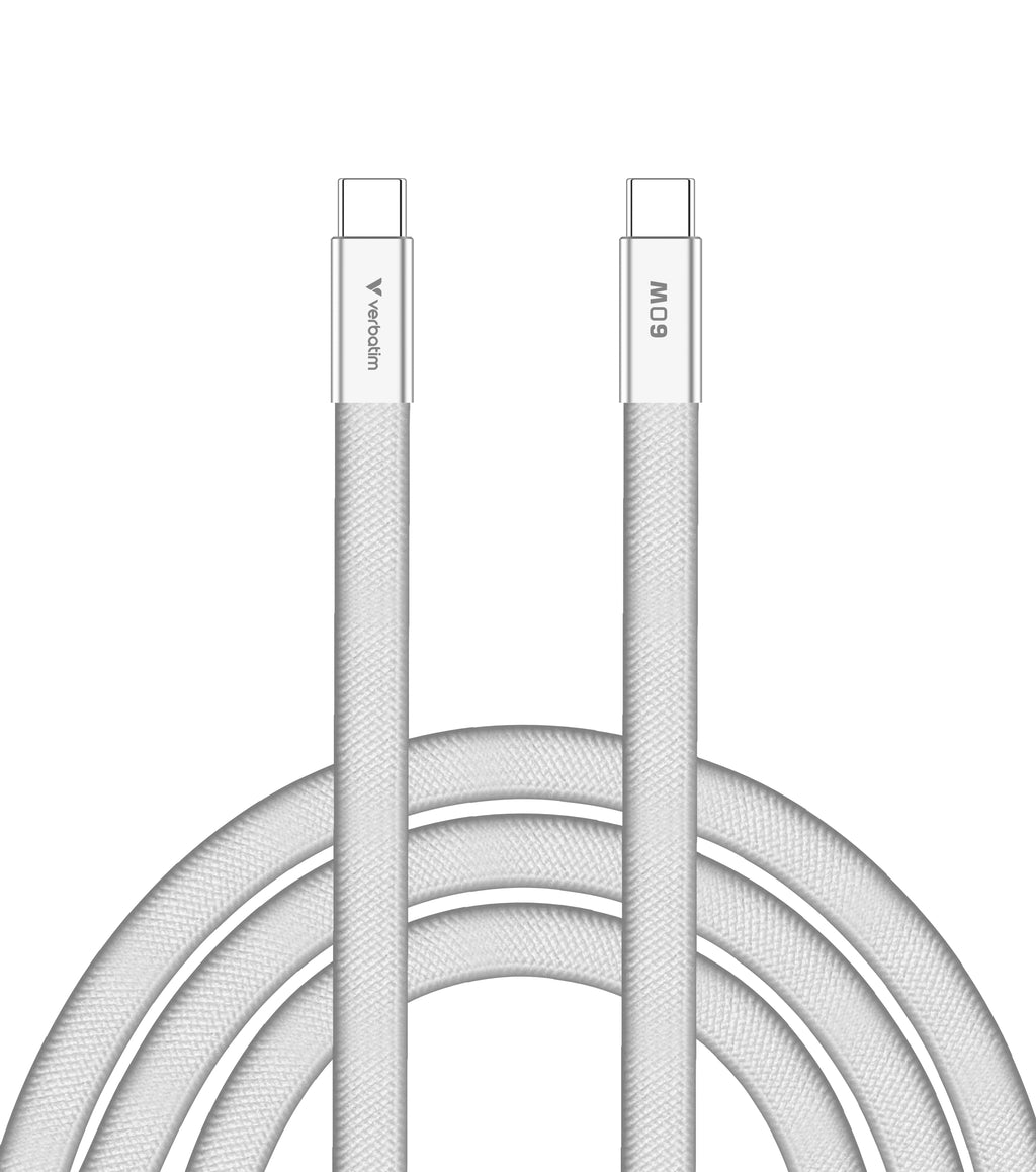 Verbatim 30274 cable USB USB 2.0 1,2 m USB C 0,48 Gbit/s 60 W Blanco (3)