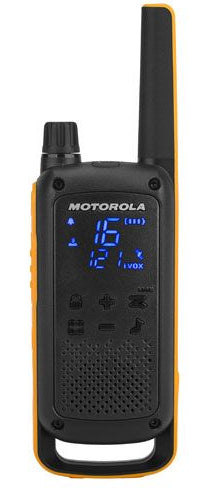 Motorola T82 two-way radios 16 canales 446 - 446.2 MHz Negro, Naranja (4)