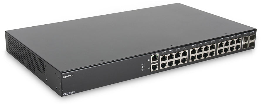 Lenovo CE0128PB Gestionado L2/L3 Gigabit Ethernet (10/100/1000) Energía sobre Ethernet (PoE) 1U Negro – Reacondicionado (2)