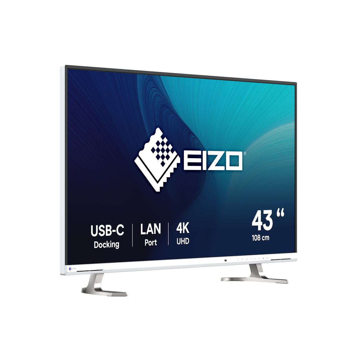 EIZO FlexScan EV4340X-WT pantalla para PC 108 cm (42.5") 3840 x 2160 Pixeles 4K Ultra HD LCD Blanco (8)