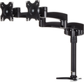 Startech ARMDUAL - Soporte con Mástil Ajustable de Fijación en Mesa para 2