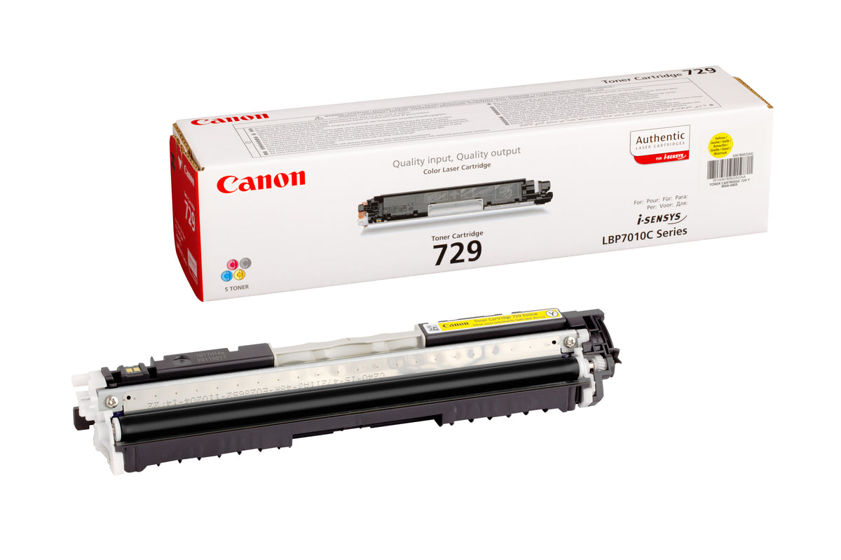 Canon 729 Y cartucho de tóner 1 pieza(s) Original Amarillo (3)