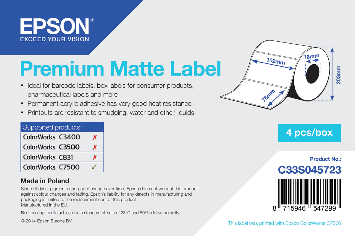 Epson Premium Matte Label Blanco (2)
