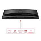 AOC E4 24E4CV pantalla para PC 60,5 cm (23.8") 1920 x 1080 Pixeles Full HD LED Negro (5)
