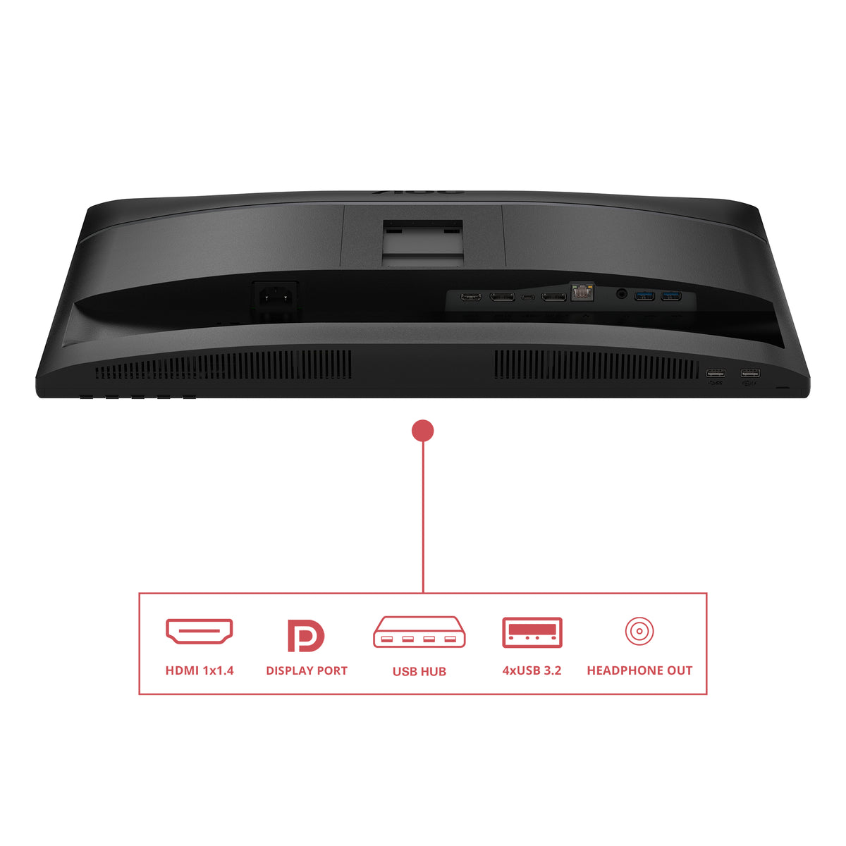 AOC E4 24E4CV pantalla para PC 60,5 cm (23.8") 1920 x 1080 Pixeles Full HD LED Negro (5)