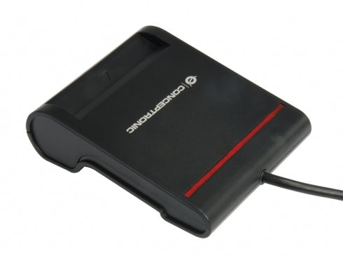 Conceptronic SCR01B lector de tarjeta inteligente USB USB 2.0 Negro (5)