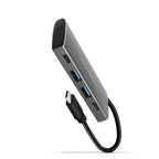 Axagon HMC-4G2 hub de interfaz USB 3.2 Gen 2 (3.1 Gen 2) Type-C 10000 Mbit/s Gris