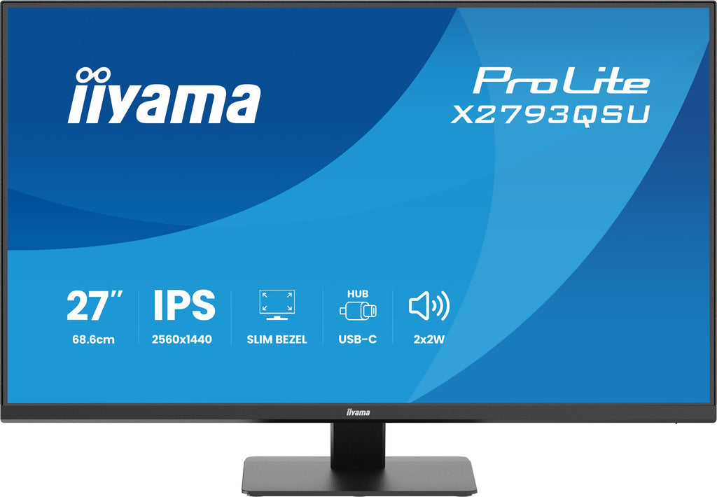 iiyama ProLite X2793QSU-B1 pantalla para PC 68,6 cm (27") 2560 x 1440 Pixeles Quad HD LED Negro (3)