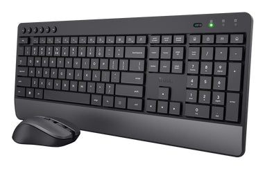 Trust TKM-45 teclado Ratón incluido Hogar / Oficina RF inalámbrico QWERTY Nórdico Negro (2)