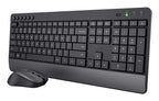 Trust TKM-45 teclado Ratón incluido Hogar / Oficina RF inalámbrico QWERTY Nórdico Negro (2)