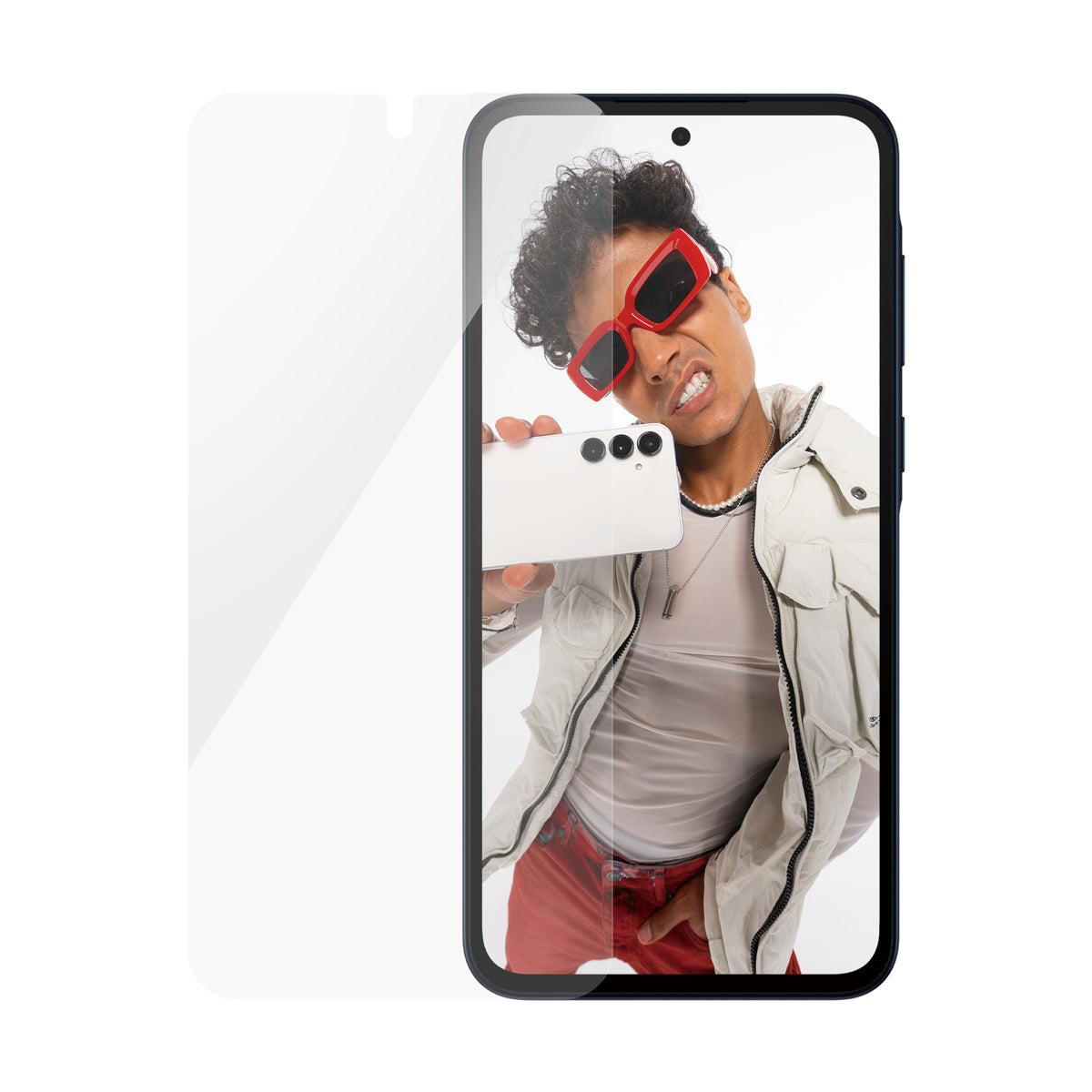 PanzerGlass SAFE. by ® Screen Protector Samsung Galaxy A35 5G | Ultra-Wide Fit | Bulk Protector de pantalla 50 pieza(s)