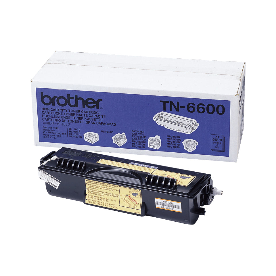 Brother TN-6600 cartucho de tóner 1 pieza(s) Original Negro (2)