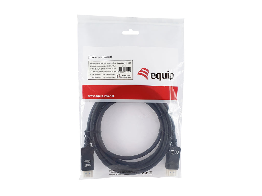 Equip 119273 cable DisplayPort 3 m Negro (8)